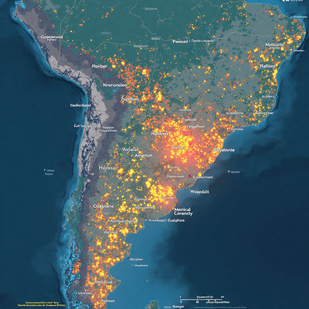 Red nacional electrolineras Argentina mapa